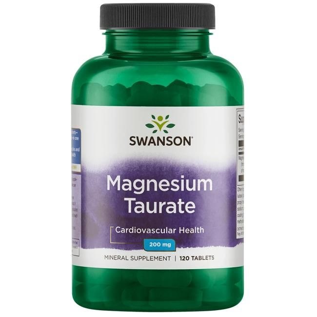 Swanson - Magnesium Taurat, 100 mg, 120 tabletter | Vitaminer och MineralerVissa mineralerHälsa och välbefinnandeHälsokostMagnesiumTaurin | Apoteka