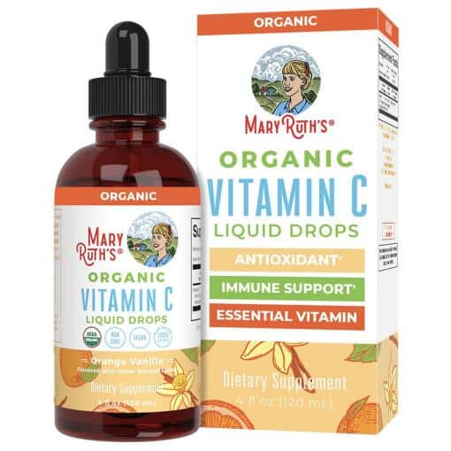 Mary Ruth's - Vitamin C-droppar, Apelsin Vanilj-smak, 120 ml - Bild 2