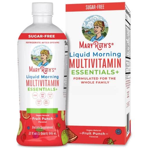 MaryRuth's - Morgon Multivitamin, Flytande Fruktpunsch, 946 ml - Bild 2