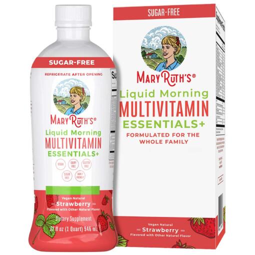 MaryRuth's Morning Multivitamin Liquid Strawberry 32oz (946ml)