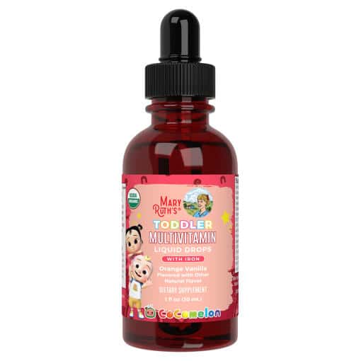 MaryRuth’s Toddler Multivitamin + Iron Drops Orange Vanilla Flavour 30ml