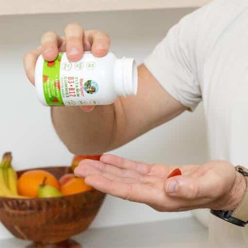 MaryRuth's - Vitamin D3+B12 Gummies, Jordgubb, 60 gummibjörnar - Bild 3