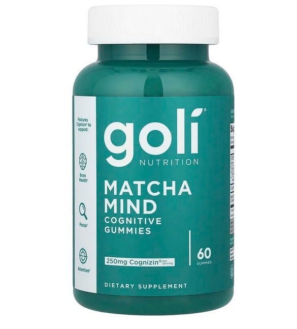 Goli Nutrition - Matcha Mind-gummier, storlek | Vitaminer och MineralerHälsokostSömnstödSpirulinaHumörförbättring | Apoteka