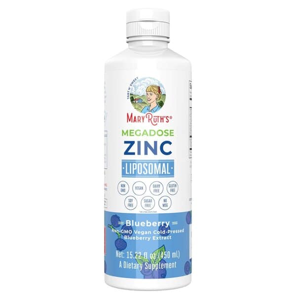 MaryRuth Organics - Megadose Liposomal Zink, Blåbär, 450 ml | Vitaminer och MineralerVeganska produkterVissa mineralerZinkHälsokost | Apoteka