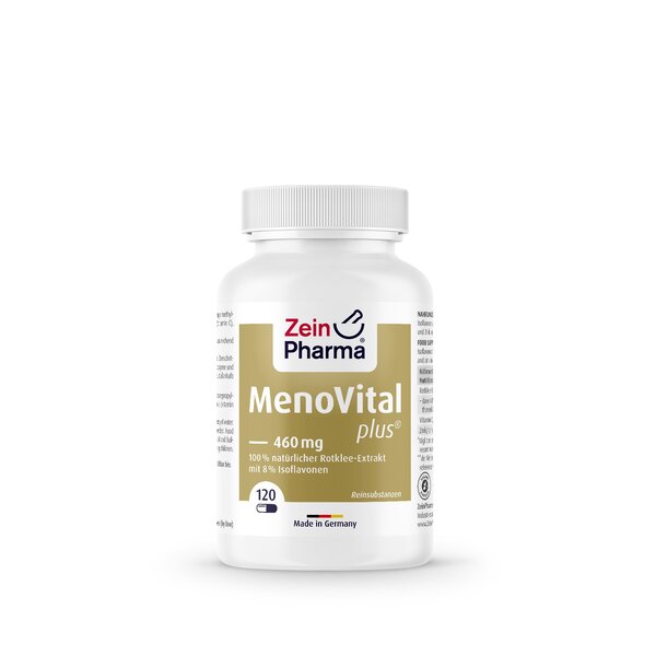 Zein Pharma - MenoVital Plus, 460 mg - 120 kapslar | Vitaminer och MineralerHälsa och välbefinnandeKosttillskott för kvinnorHälsokost | Apoteka
