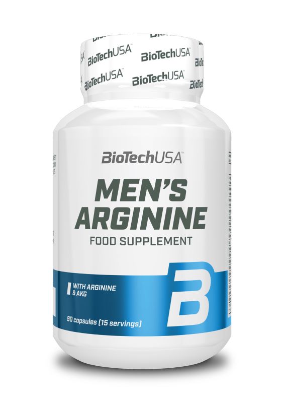 BioTechUSA - Mens Arginine, 90 kapslar | Vitaminer och MineralerKosttillskott för kvinnorHälsokostNaturliga T-boostersVitaminer för mänL-arginin | Apoteka