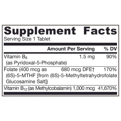 Jarrow Formulas - Metyl B-12 & Metylfolat - Bild 2
