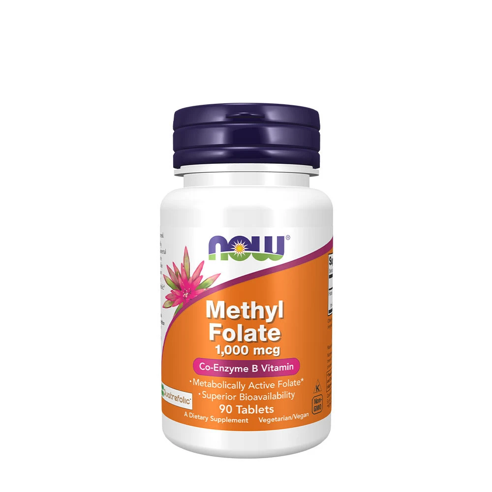 NOW - Metylfolat, 1000 mcg | Vitaminer och MineralerVeganska produkterVissa vitaminerHälsokostFolat | Apoteka