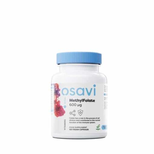 Methylfolat - 600 mcg - 120 veganske kapsler