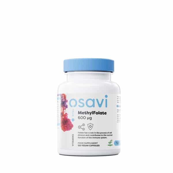 Osavi - Metylfolat, 600 mcg, 120 veganska kapslar | Vitaminer och MineralerVeganska produkterHälsa och välbefinnandeVissa vitaminerKosttillskott för kvinnorHälsokostFolat | Apoteka