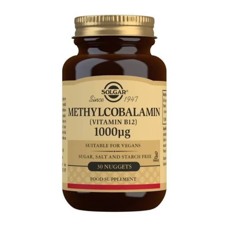 Solgar - Metylkobalamin, 1000 mcg, 30 tabletter | Vitaminer och MineralerHälsa och välbefinnandeVissa vitaminerHälsokostB12 | Apoteka