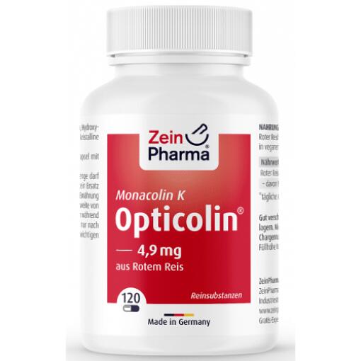 Monacolin K Opticolin - 120 vegetabilske kapsler