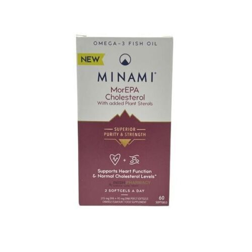 Minami - MorEPA Kolesterol, 60 mjuka kapslar | Vitaminer och MineralerOmegas - EFA - CLA - oljorOmega och fiskoljaHälsokostOmega & Näringsoljor | Apoteka