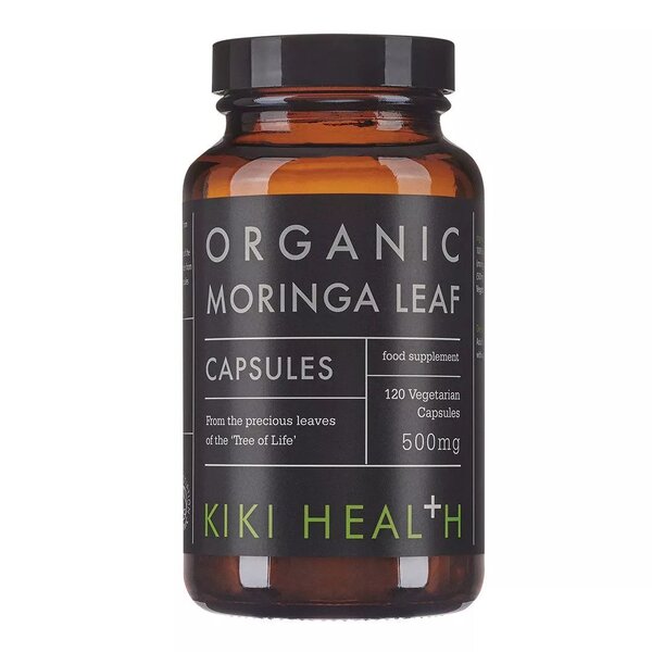 KIKI Health - Moringablad, 120 vegetabiliska kapslar | Vitaminer och MineralerVeganska produkterHälsa och välbefinnandeHälsokostÖrter och växtbaserade preparat | Apoteka