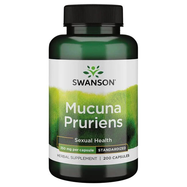 Swanson - Mucuna Pruriens, 350 mg, 200 kapslar | Hälsa och välbefinnandeSexuell hälsaHälsokostÖrter och växtbaserade preparat | Apoteka