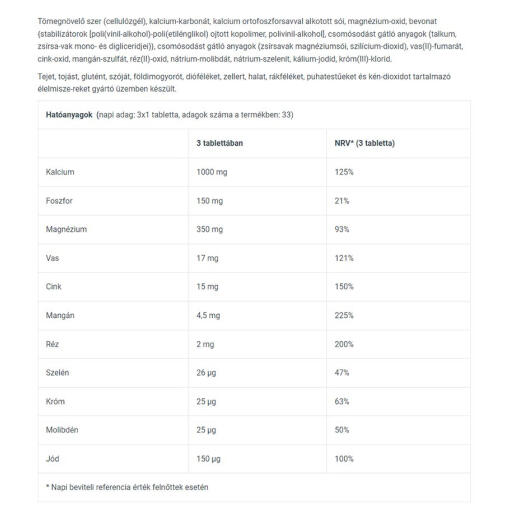 BioTechUSA - Multi Mineral Complex, 100 tabletter - Bild 3