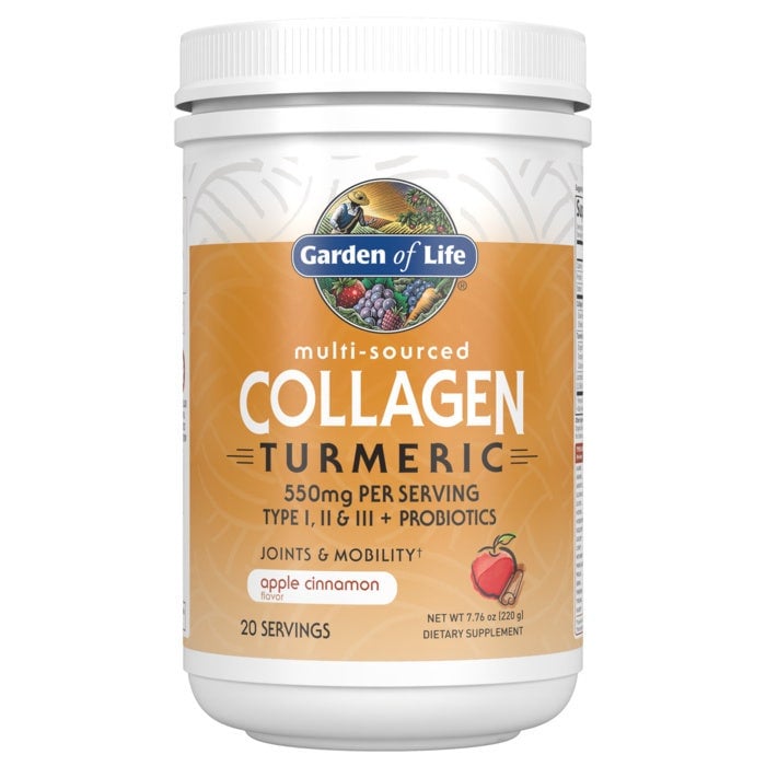 Garden of Life - Multi-Source Collagen med Gurkmeja och Äppelkanel, 220g | Vitaminer och MineralerHälsa och välbefinnandeHälsokostKollagenVitalitetStöd för ledernaFräsch hudNordisk vitalitet | Apoteka