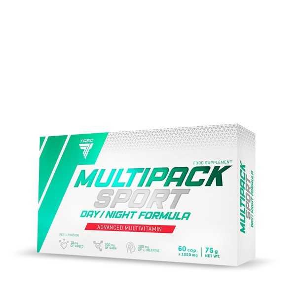 Trec Nutrition - Multipack Sport Day &amp; Night Formula, 60 kapslar | Vitaminer och MineralerMultivitaminerHälsokostAllt-i-ett kosttillskott | Apoteka