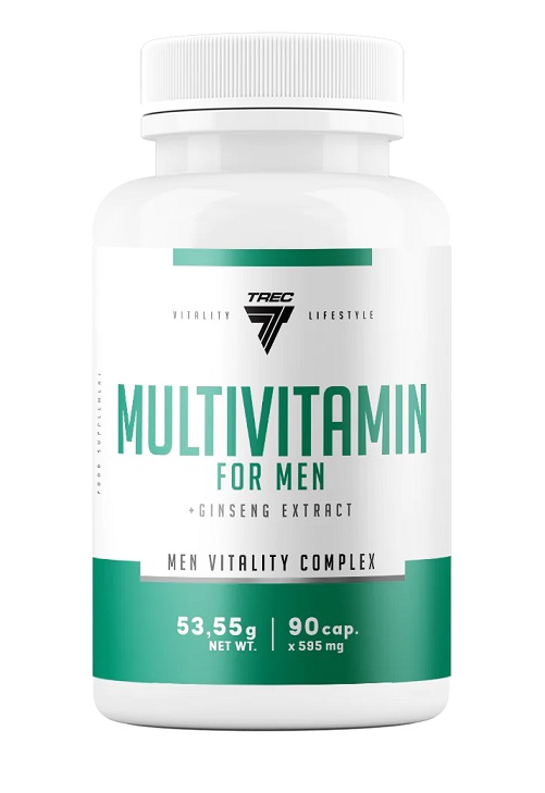 Trec Nutrition - Multivitamin för män, 90 kapslar | Vitaminer och MineralerMultivitaminerHälsokost | Apoteka