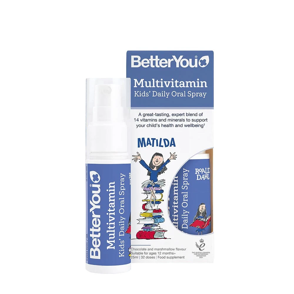 BetterYou - Multivitamin Barn Daglig Munspray, Choklad och Marshmallow - 25 ml | Vitaminer och MineralerHälsa och välbefinnandeMultivitaminerHälsokostBarns hälsa | Apoteka