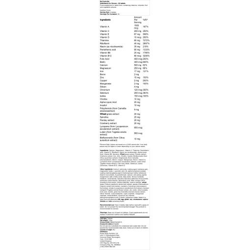 BioTechUSA - Multivitamin för kvinnor, 60 tabletter - Bild 2