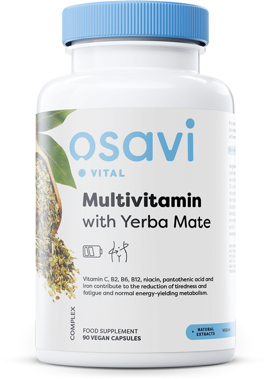 Osavi - Multivitamin med Yerba Mate, 90 veganska kapslar | Vitaminer och MineralerHälsa och välbefinnandeMultivitaminerKosttillskott för kvinnorHälsokost | Apoteka