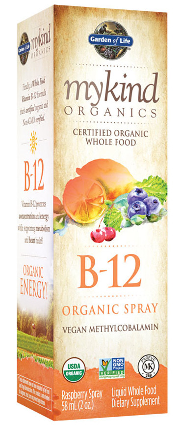Garden of Life - Mykind B-12 Spray, Hallon, 58 ml | Vitaminer och MineralerHälsa och välbefinnandeHälsokostB12Vitamin C | Apoteka