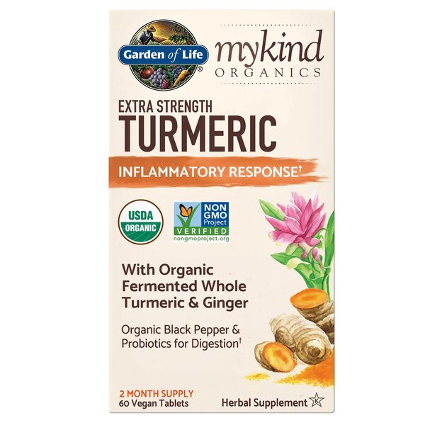 Garden of Life - Mykind Extra Strength Gurkmeja, 60 veganska tabletter | Vitaminer och MineralerVeganska produkterHälsa och välbefinnandeHälsokostGurkmejaNordisk vitalitet | Apoteka