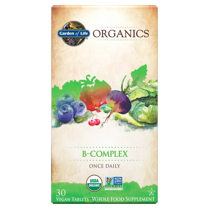 Garden of Life - Mykind Organics B-komplex, 30 veganska tabletter | Vitaminer och MineralerVeganska produkterHälsa och välbefinnandeMultivitaminerB-vitaminHälsokostNordisk vitalitet | Apoteka