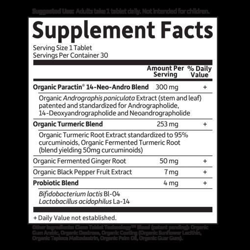 Garden of Life - Mykind Organics Gurkmeja Smärtlindring, 30 Tabletter - Bild 2