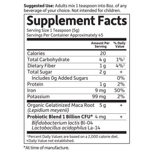 Garden of Life - Mykind Organics Macarod, 225g - Bild 2