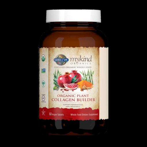 Garden of Life - Mykind Organics, Organisk Växtbaserad Kollagenbyggare, 60 veganska tabletter - Bild 3