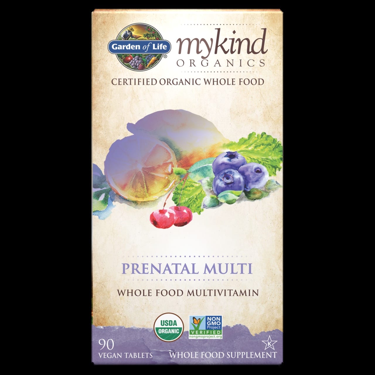 Garden of Life - Mykind Organics Prenatal Multi, 90 veganska tabletter | Vitaminer och MineralerVeganska produkterHälsa och välbefinnandeMultivitaminerKosttillskott för kvinnorHälsokostNordisk vitalitet | Apoteka
