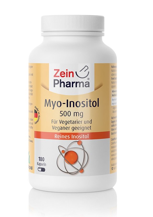 Zein Pharma - Myo-Inositol, 500 mg, 180 kapslar | Veganska produkterHälsa och välbefinnandeHälsokostNordisk vitalitet | Apoteka