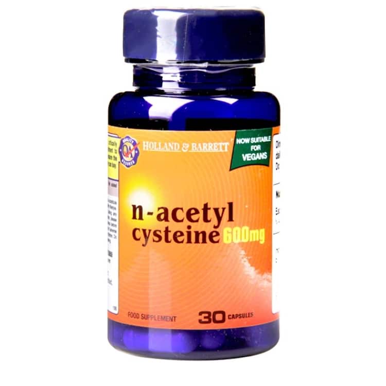 Holland &amp; Barrett - N-Acetyl Cystein, 600 mg, 30 kapslar | Hälsa och välbefinnandeAntioxidanterAminosyror och BCAAImmunförsvaretHälsokostFitness och träningN-acetyl | Apoteka