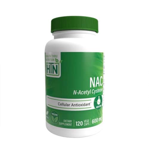 Health Thru Nutrition - NAC N-Acetylcystein, 600 mg, 120 vegetabiliska kapslar | Vitaminer och MineralerVeganska produkterHälsa och välbefinnandeHälsokostN-acetyl | Apoteka