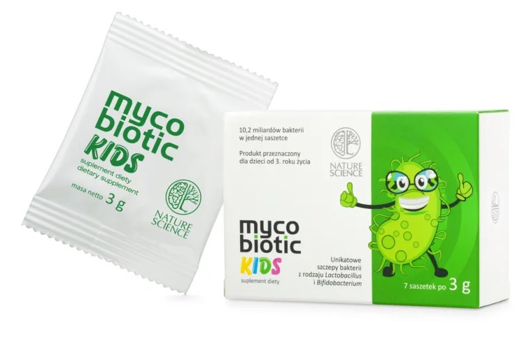Nature Science - Mycobiotic Kids, 21 g | Vitaminer och MineralerMatsmältningshälsaProbiotikaBarns hälsa | Apoteka