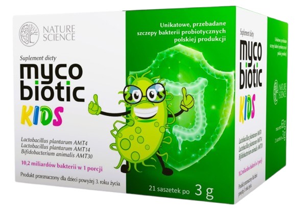 Nature Science - Mycobiotic Kids, 63 g | Vitaminer och MineralerProbiotikaBarns hälsa | Apoteka