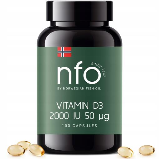 NFO Vitamin D3 2000 IU (100 caps)