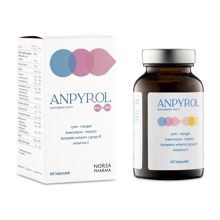 Norsa Pharma - Anpyrol KPU/HPU, 60 kapslar | Vitaminer och MineralerNiacin | Apoteka