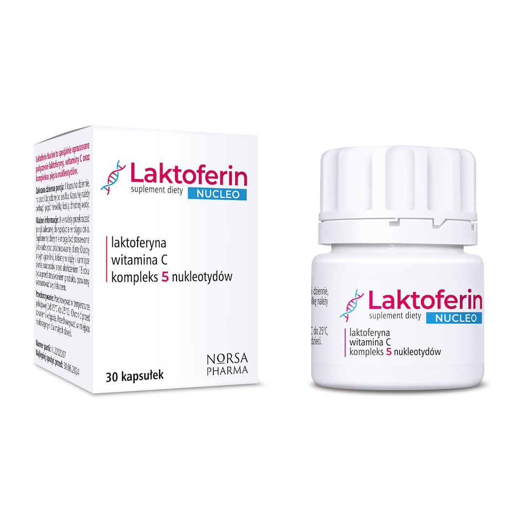 Norsa Pharma - Laktoferin Nucle, 30 kapslar | Vitaminer och MineralerAcidophilus – Mjölksyrabakterier för Mage & Tarmflora | Apoteka