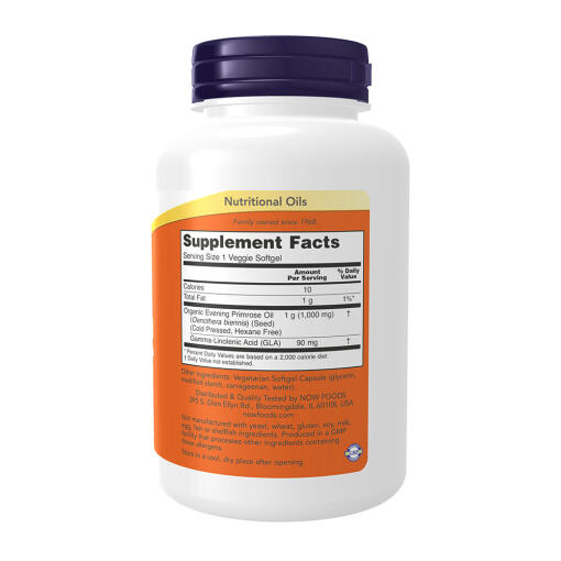 NOW Foods - Kvällsprimroseolja, 1000 mg (90 mjukkapslar) - Bild 2