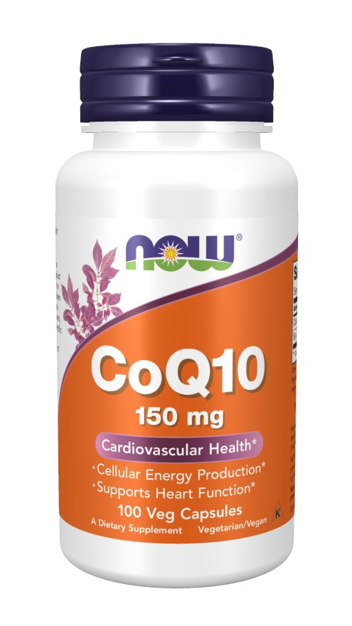 NOW Foods - CoQ10, 150 mg, 100 vegetabiliska kapslar | Vitaminer och MineralerHälsokostCoQ10Koenzym Q10 | Apoteka
