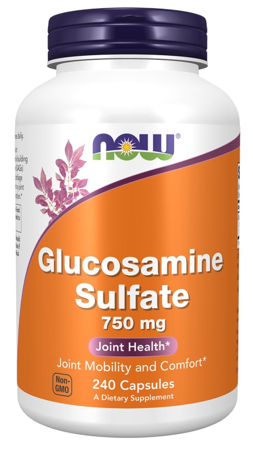 NOW Foods - Glukosaminsulfat, 750 mg, 240 kapslar | Vitaminer och MineralerGlukosaminsulfat | Apoteka