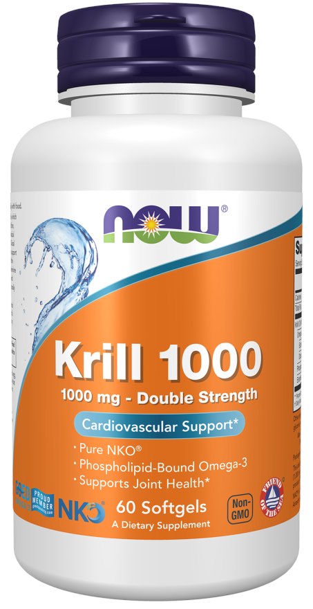 NOW Foods - Krillolja Neptune, 1000 mg (120 kapslar) | Vitaminer och MineralerKrilloljaOmega & Näringsoljor | Apoteka