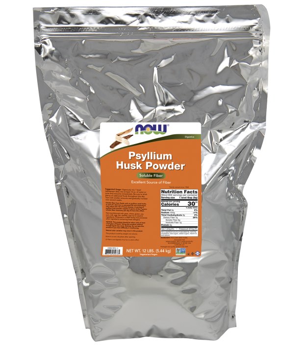 NOW Foods - Psyllium Husk Pulver, 5,44 kg | Vitaminer och MineralerMatsmältningshälsaÖrter och växtbaserade preparat | Apoteka