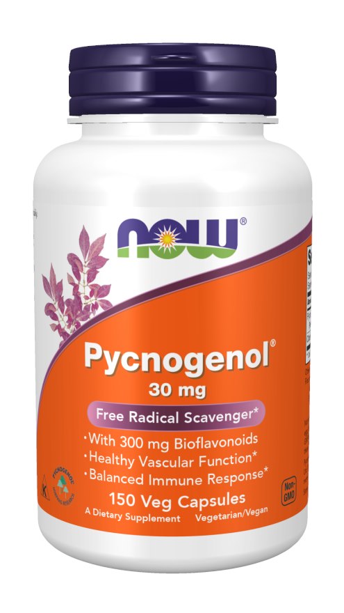 NOW Foods - Pycnogenol, 30 mg, 150 kapslar | Vitaminer och MineralerHälsa och välbefinnandeÖrter och växtbaserade preparat | Apoteka