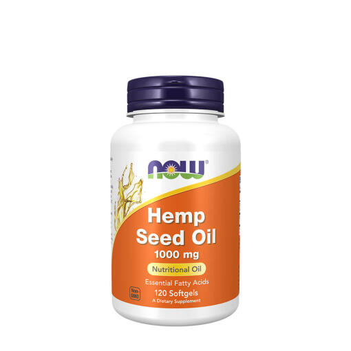 NOW Hemp Seed Oil 1000 mg (120 Softgels)