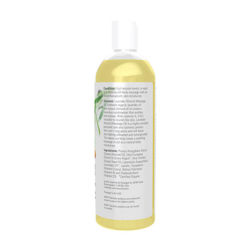 NOW Foods - Lavendelmandel Massageolja, 473 ml - Bild 2
