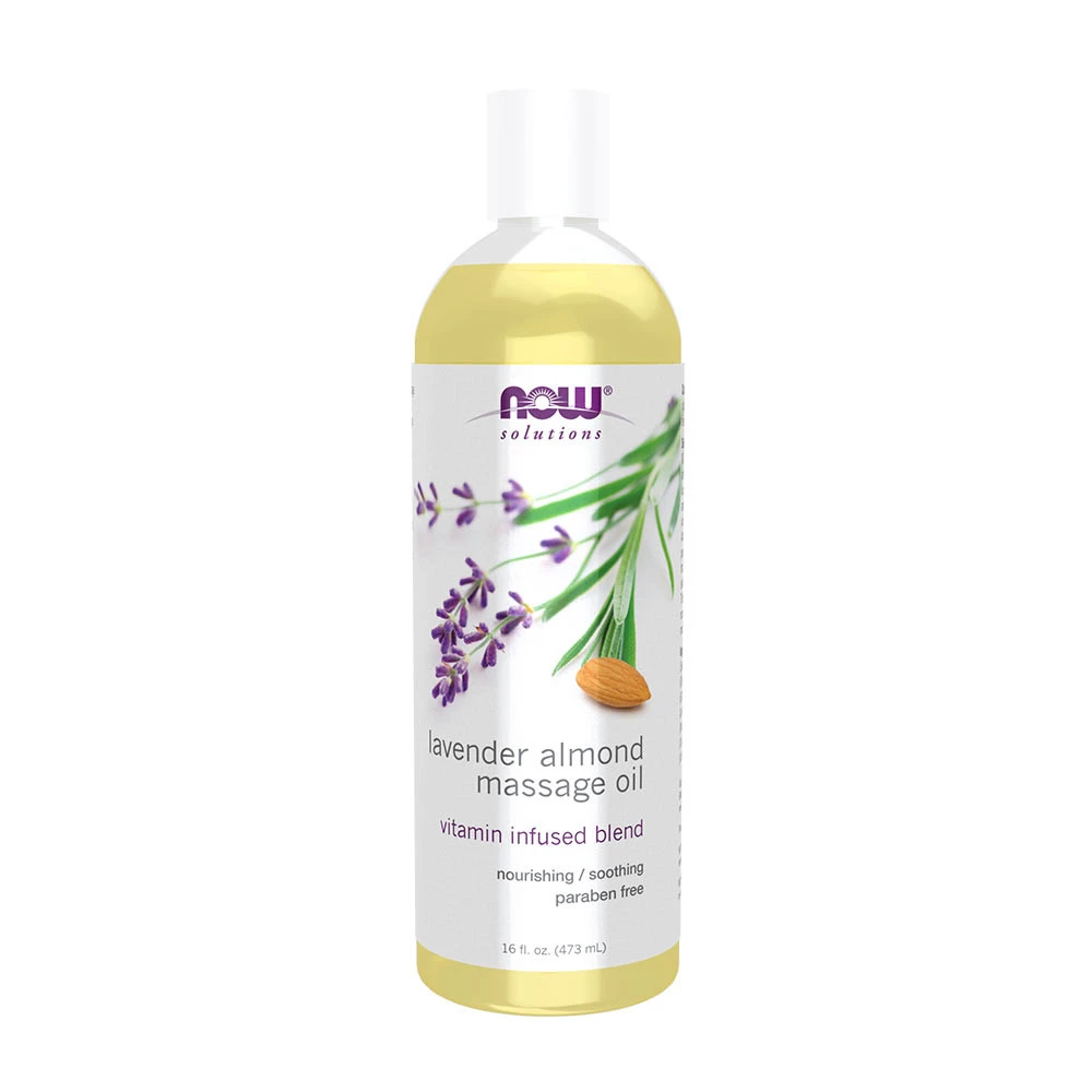 NOW Foods - Lavendelmandel Massageolja, 473 ml | Nya produkterKosmetikaAromaterapi | Apoteka